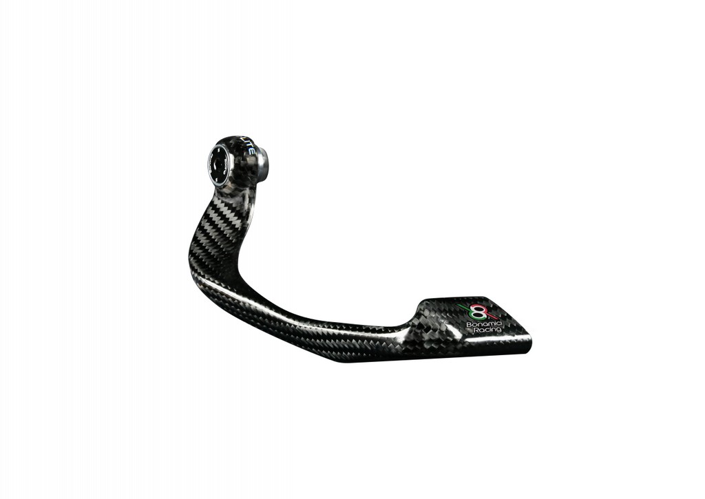 Bonamici Racing Carbon lever protection RH side (without adaptor) for the Honda CBR600RR '2024, Suzuki GSX-8R/GSX-8S '2023-2024 Bonamici Racing Carbon lever protection RH side (without adaptor) for the Honda CBR600RR '2024, Suzuki GSX-8R/GSX-8S '2023-2024